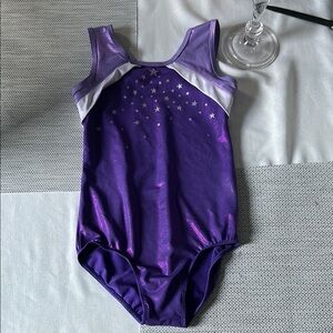 Purple Starry Gymnastics Leotard